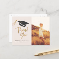 Casquette de diplôme et Tassel Gold Foil Photo car