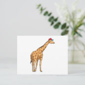 Carte Postale Casquette de girafe (Debout devant)