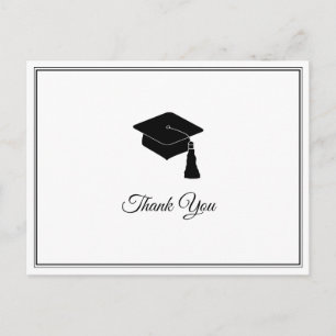 Carte Postale Casquette de remise des diplômes minimaliste Class