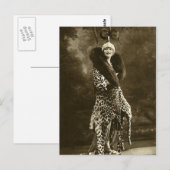 Carte Postale Casquette et manteau épouvantable (Devant / Derrière)