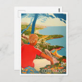 Carte Postale Casquette Martin Roquebrune France (Devant / Derrière)