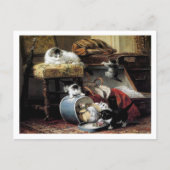 Carte postale Casquette Mischief Henriëtte Ronner- (Devant)