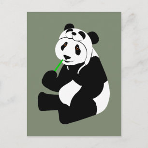 Carte Postale Casquette Panda