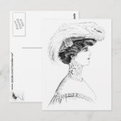 Carte postale Casquette pour dames (Devant / Derrière)