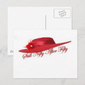 Carte Postale casquette rouge (Devant / Derrière)