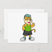 Carte Postale Casquette Tigre (Devant / Derrière)