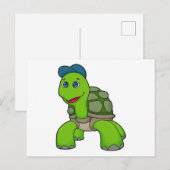 Carte Postale Casquette Tortue (Devant / Derrière)
