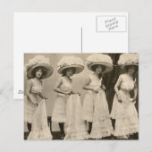 Carte Postale Casquettes et pétticoates (Devant / Derrière)