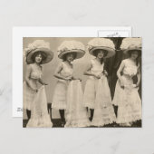 Carte Postale Casquettes et pétticoates (Devant / Derrière)