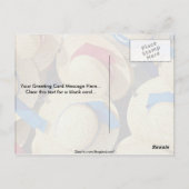 Carte Postale Casquettes Gondolier, Venise, Italie (Dos)