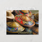 Carte Postale casquettes thaïlandais (Devant / Derrière)