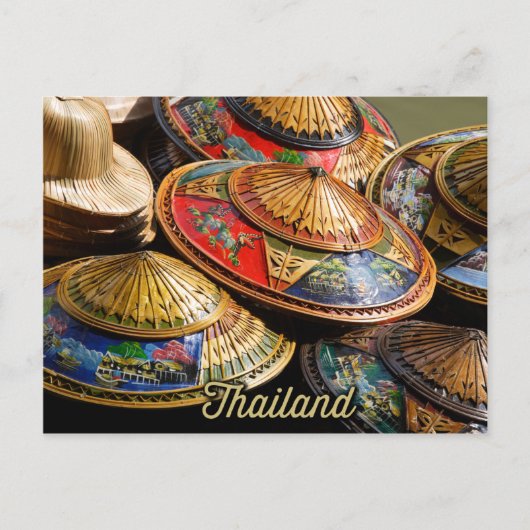 Carte Postale casquettes thaïlandais (Devant)
