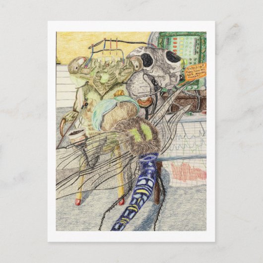 Carte Postale Cassandra Le Canada A Un Test De Détecteur De Mens (Devant)