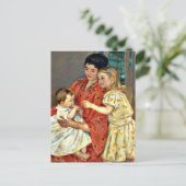 Carte Postale Cassatt - Mère et Sara Admirant le bébé, (Debout devant)