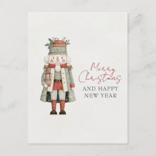 Carte Postale Casse-noisette mignon minimaliste de Noël