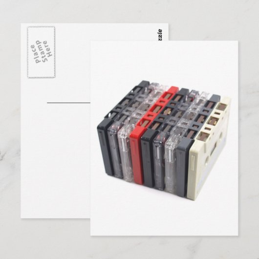 Carte Postale cassette (Devant / Derrière)