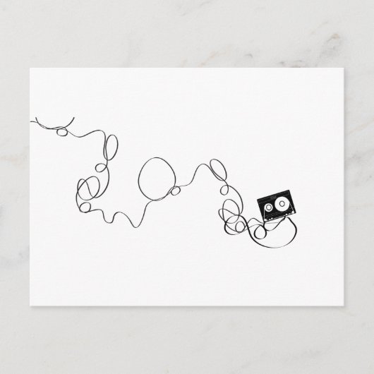 Carte Postale Cassette (Devant)