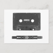 Carte Postale cassette audio rétro (Devant)