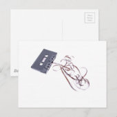 Carte Postale cassette noire (Devant / Derrière)