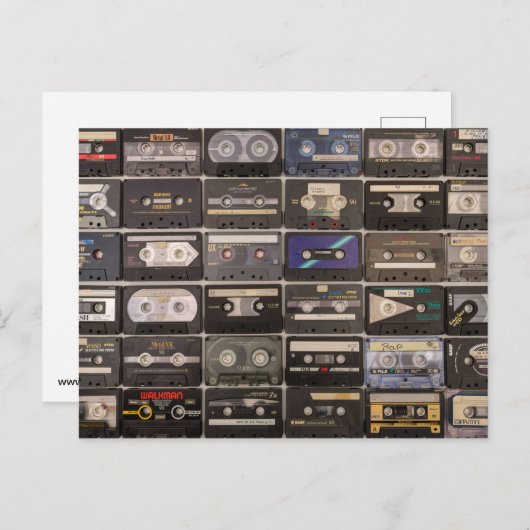 Carte Postale Cassettes (Devant / Derrière)