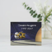 Carte Postale Cassini Huygens Saturn Mission Spacecraft (Debout devant)