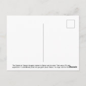 Carte Postale Cassini Huygens Saturn Mission Spacecraft (Dos)