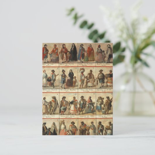 Carte Postale Casta peinture tout (Debout devant)