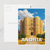 Carte Postale Castel del Monte Andria Italie Voyage (Devant / Derrière)