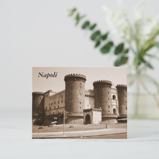 Carte Postale Castel dell'Ovo (Debout devant)