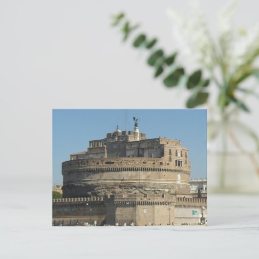 Carte Postale Castel Sant Angelo (Debout devant)
