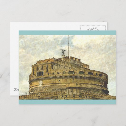 Carte Postale castel sant'angelo (Devant / Derrière)