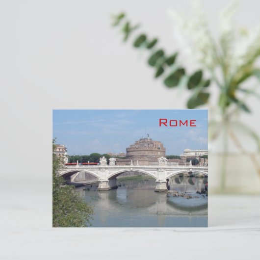 Carte Postale Castel Sant'Angelo (Debout devant)