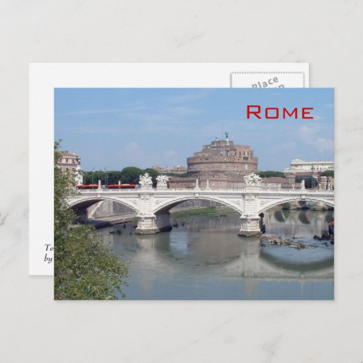 Carte Postale Castel Sant'Angelo (Devant / Derrière)