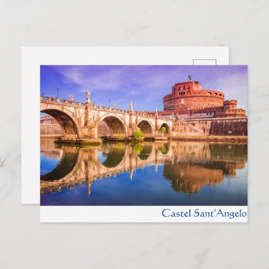 Carte Postale Castel Sant'Angelo, Rome (Devant / Derrière)