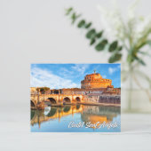 Carte Postale Castel Sant'Angelo, Rome, Italy (Debout devant)