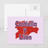 Carte Postale Castile and Leon (Devant / Derrière)