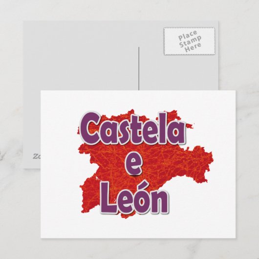 Carte Postale Castile and Leon (Devant / Derrière)