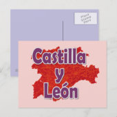 Carte Postale Castille-et-León (Devant / Derrière)