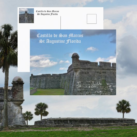 Carte Postale Castillo de San Marco St Augustine FL Photographie