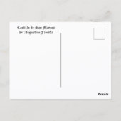 Carte Postale Castillo de San Marco St Augustine Floride (Dos)