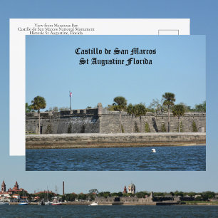 Carte Postale Castillo de San Marcos St Augustine FL Photo
