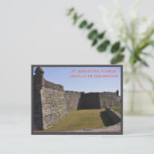 Carte Postale Castillo de San Marcos St. Augustine Floride (Debout devant)
