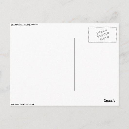 Carte postale Castillo El Morro -1 (Dos)