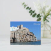 Carte Postale castillo postale de Peñíscola en Castellón (Debout devant)