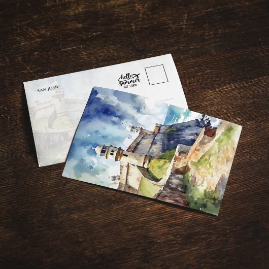 Carte postale Castillo San Felipe del Morro Porto 