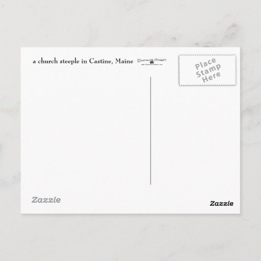 Carte postale Castine - 2 (Dos)