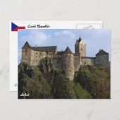 Carte postale Castle Loket (Devant / Derrière)