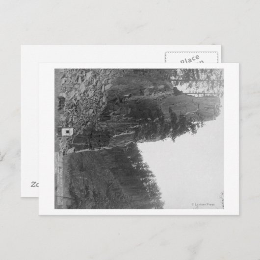 Carte Postale Castle Rock entre Hill City et Rockerville (Devant / Derrière)