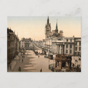 Carte Postale Castle Street, Aberdeen, Écosse