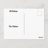 Carte Postale Castle Under a Yellow Moon Nouvelle adresse (Dos)